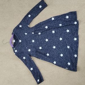 5T GAP Knit Blue and White Star Dress